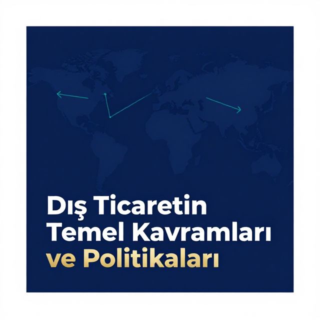 Dış Ticaretin Temel Kavramları ve Politikaları