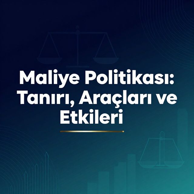 Maliye Politikası: Tanımı, Araçları ve Etkileri