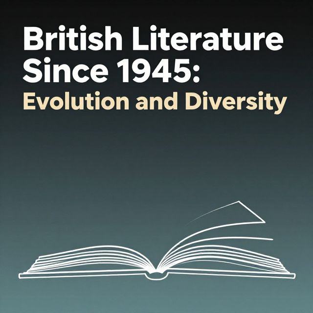 British Literature Since 1945: Evolution and Diversity