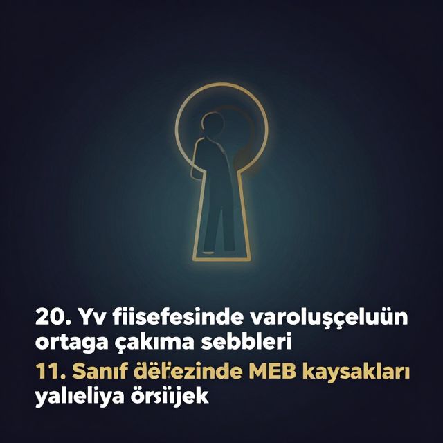 20. Yüzyılda Varoluşçuluğun Ortaya Çıkış Nedenleri
