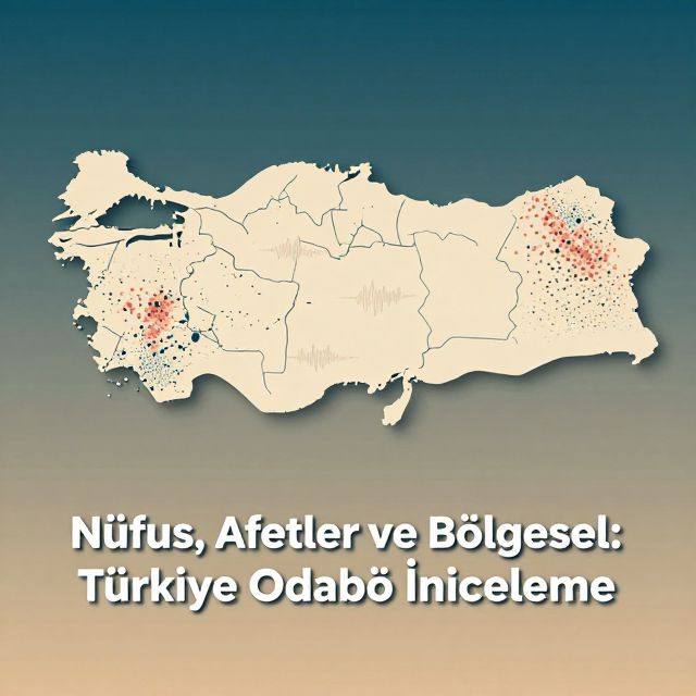 Nüfus, Afetler ve Bölgesel Coğrafya: Türkiye Odaklı İnceleme