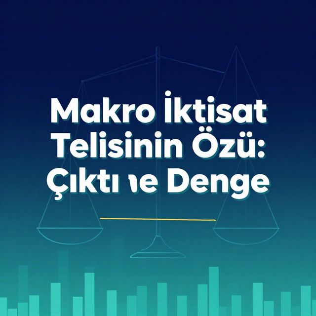 Makro İktisat Teorisinin Özü: Çıktı ve Denge