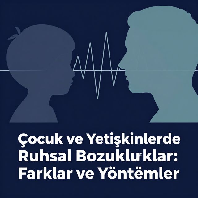 Çocuk ve Yetişkinlerde Ruhsal Bozukluklar: Farklar ve Yöntemler