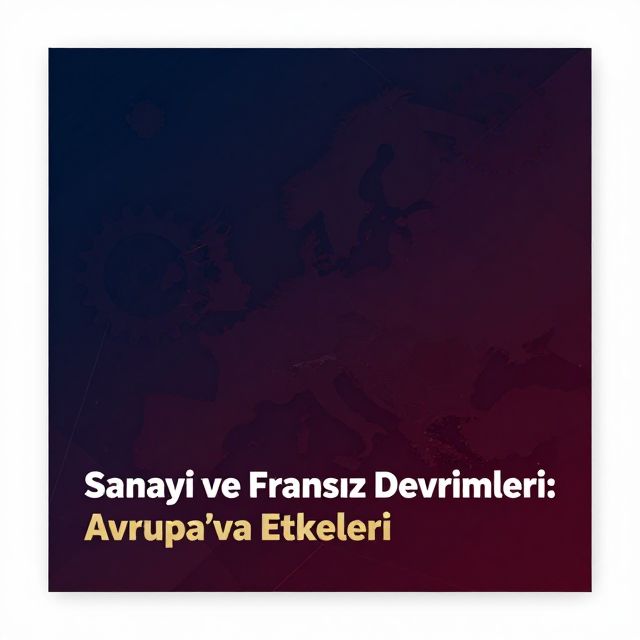 Sanayi ve Fransız Devrimleri: Avrupa'ya Etkileri