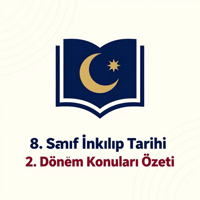 8. Sınıf İnkılap Tarihi 2. Dönem Konuları Özeti