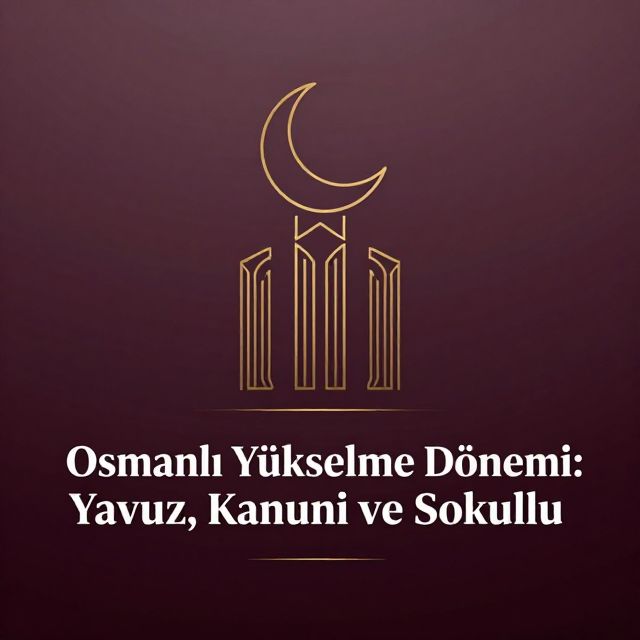 Osmanlı Yükselme Dönemi: Yavuz, Kanuni ve Sokullu