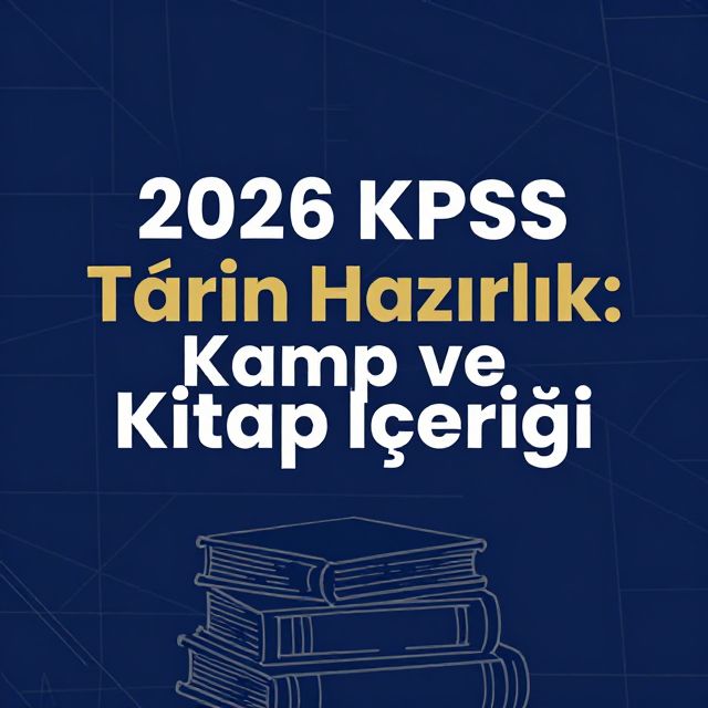 2026 KPSS Tarih Hazırlık: Kamp ve Kitap İçeriği