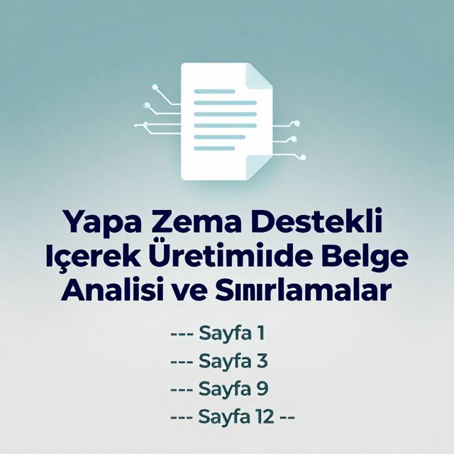 Boş Belge Analizi ve İçerik Üretimi Sınırlılıkları
