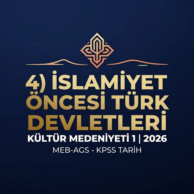 İslamiyet Öncesi Türk Devletleri Kültür ve Medeniyeti