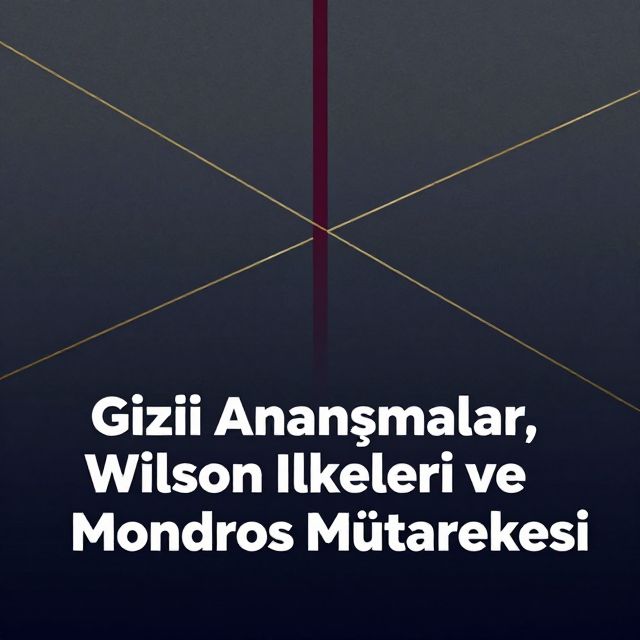 Gizli Anlaşmalar, Wilson İlkeleri ve Mondros Mütarekesi