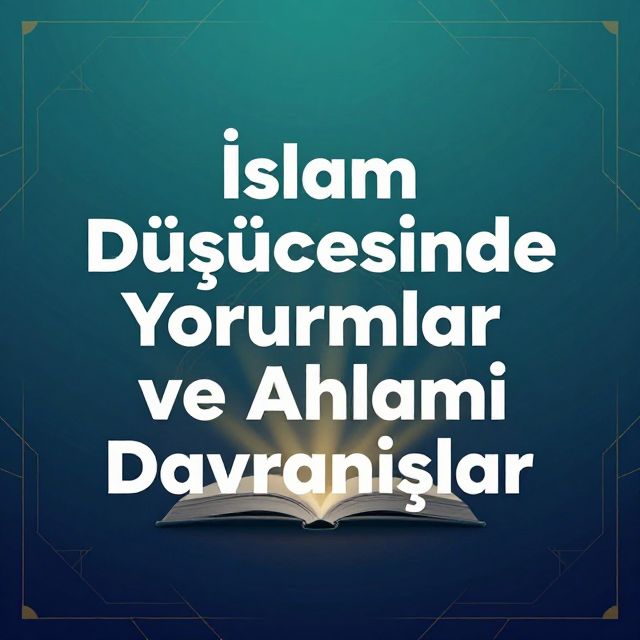 İslam Düşüncesinde Yorumlar ve Ahlaki Davranışlar