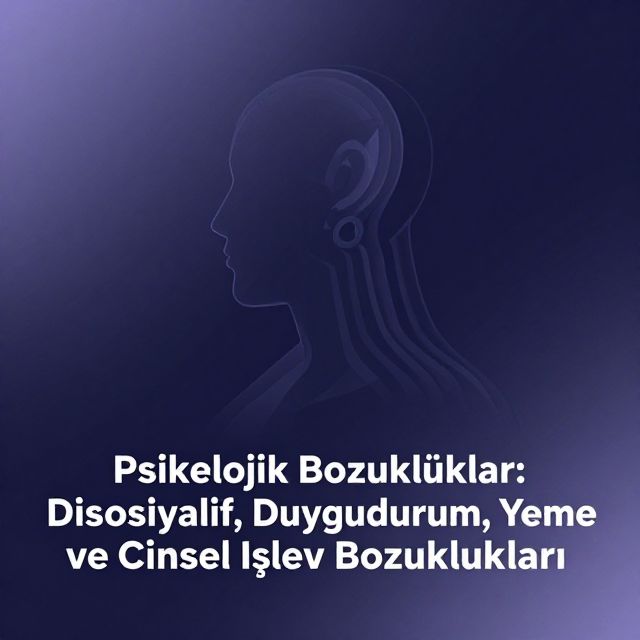 Psikolojik Bozukluklar: Disosiyatif, Duygudurum, Yeme ve Cinsel İşlev Bozuklukları