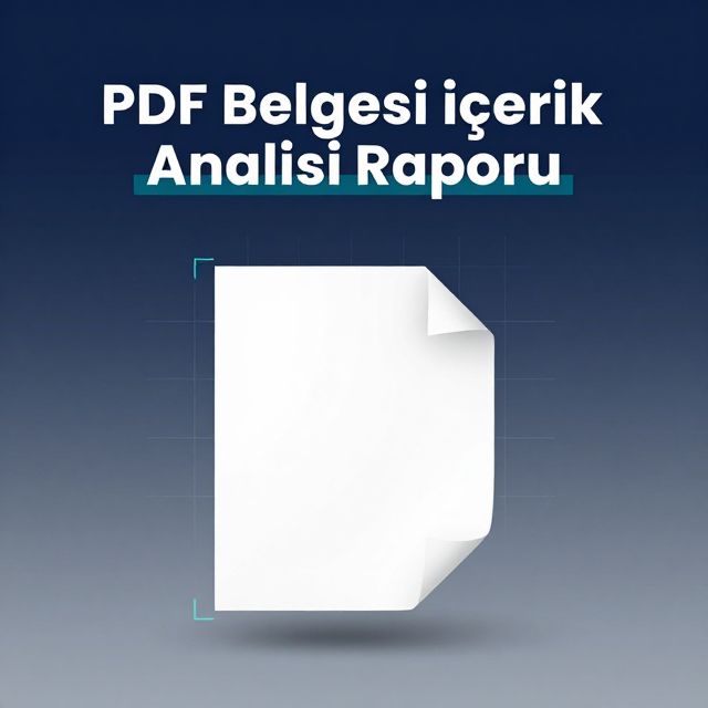PDF Belgesi İçerik Analizi Raporu