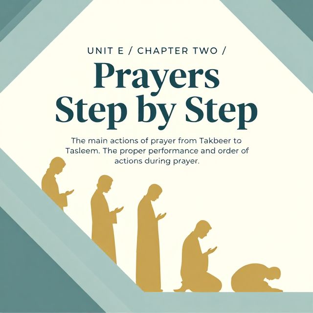 Prayers Step by Step: A Guide to Islamic Salah