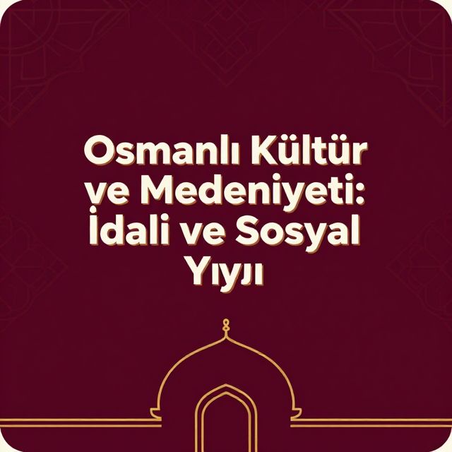 Osmanlı Kültür ve Medeniyeti: İdari ve Sosyal Yapı