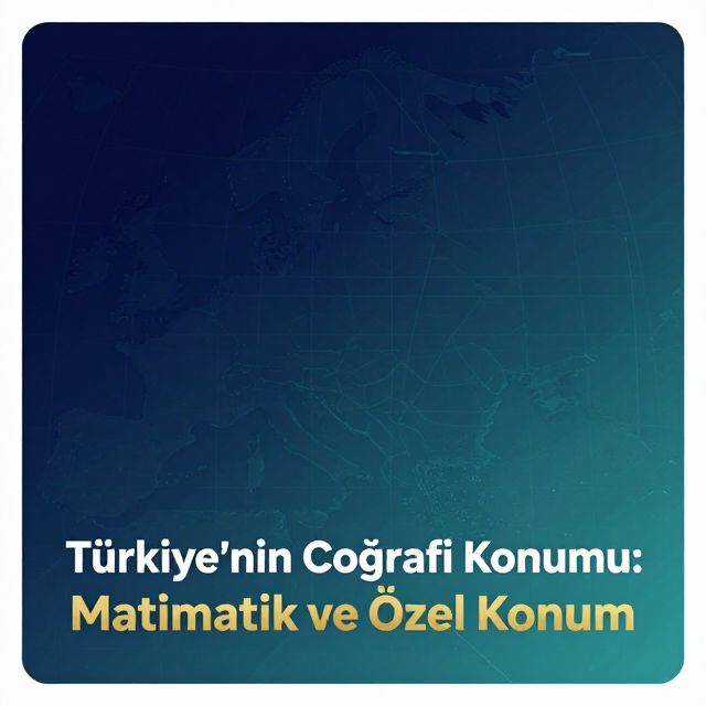 Türkiye'nin Coğrafi Konumu: Matematik ve Özel Konum