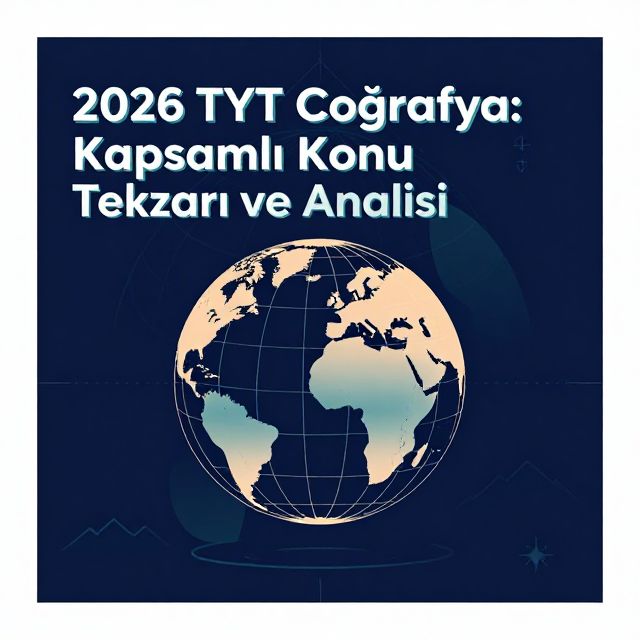 2026 TYT Coğrafya: Kapsamlı Konu Tekrarı ve Analizi