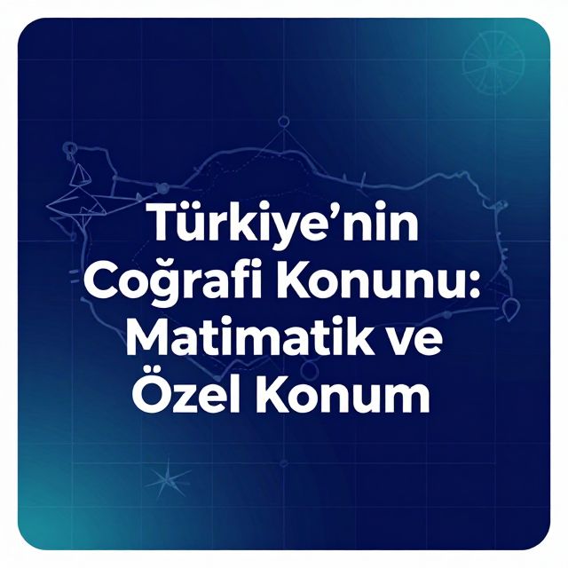 Türkiye'nin Coğrafi Konumu: Matematik ve Özel Konum