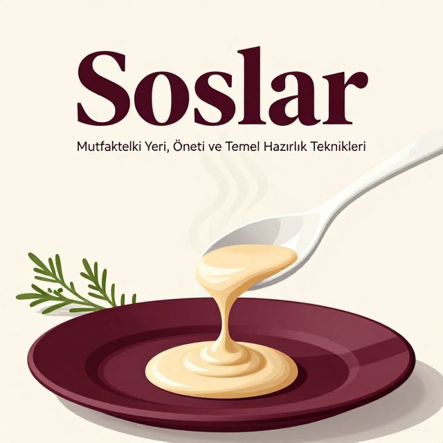 Mutfakta Sosların Yeri ve Temel Sosların Hazırlanışı