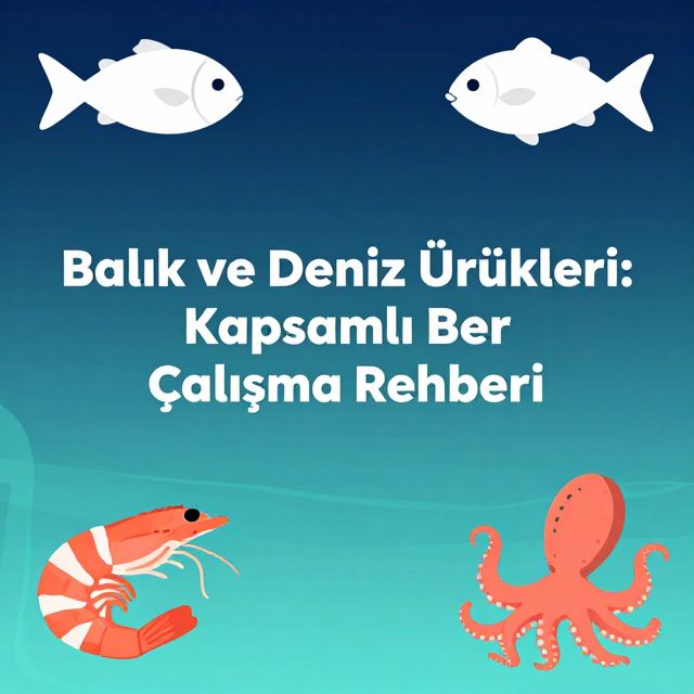 Balık ve Deniz Ürünleri: Seçimden Saklamaya Kapsamlı Rehber