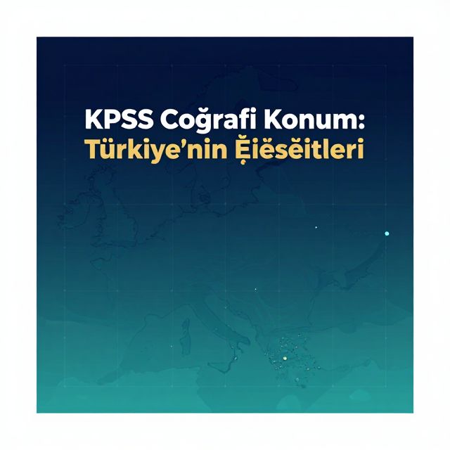 KPSS Coğrafi Konum: Türkiye'nin Özellikleri