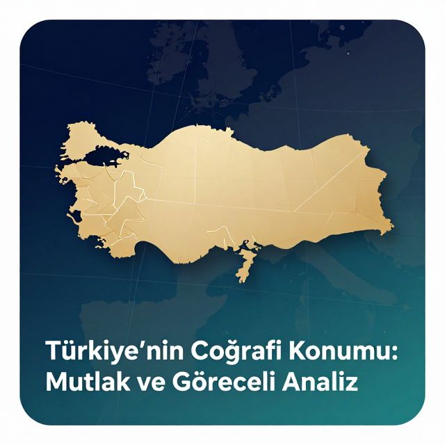 Türkiye'nin Coğrafi Konumu: Mutlak ve Göreceli Analiz