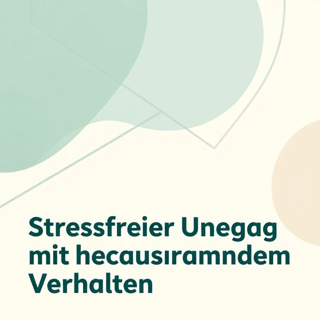 Stressfreier Umgang mit herausforderndem Verhalten