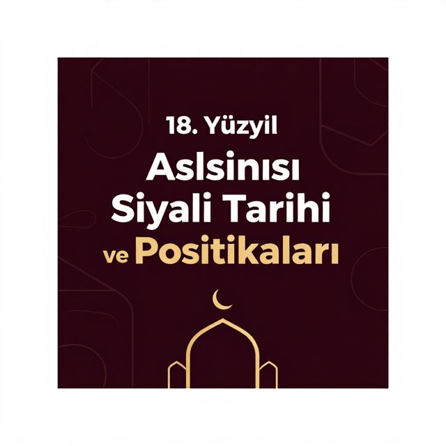 18. Yüzyıl Osmanlı Siyasi Tarihi ve Politikaları