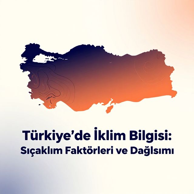 Türkiye'de İklim Bilgisi: Sıcaklık Faktörleri ve Dağılımı