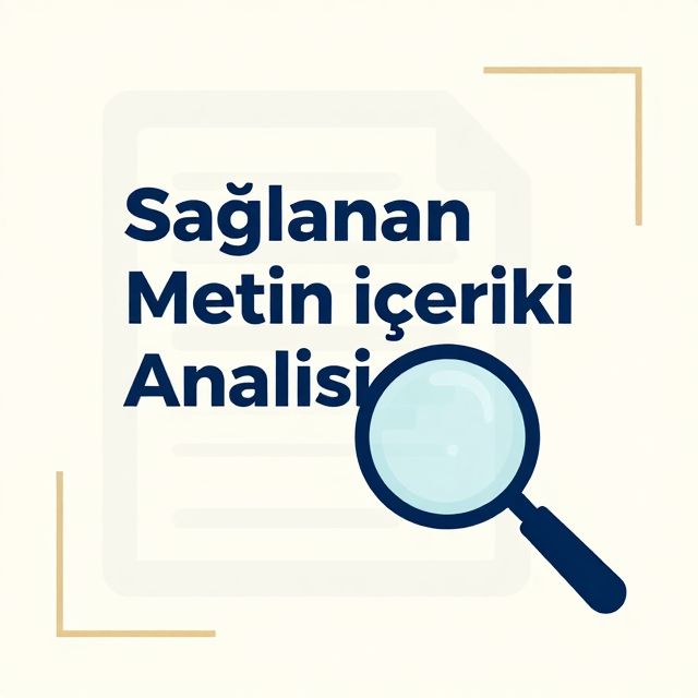 Sağlanan Metin İçeriği Analizi
