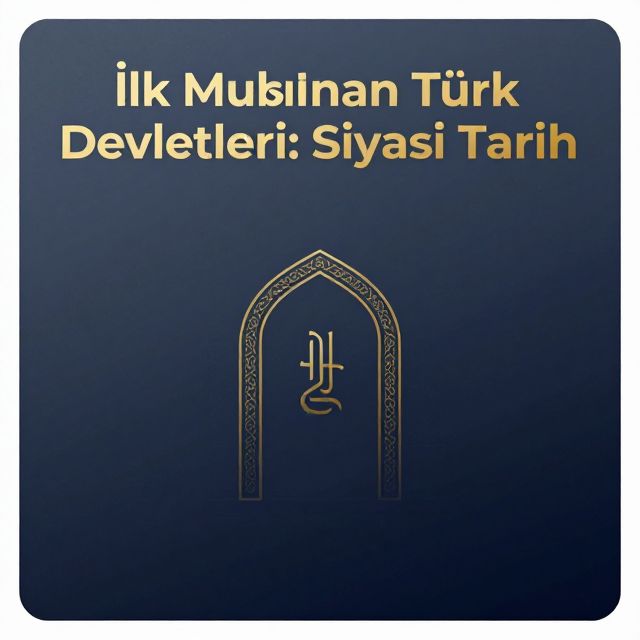 İlk Müslüman Türk Devletleri: Siyasi Tarih