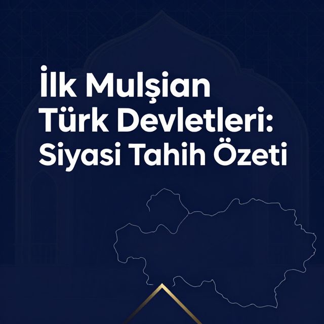 İlk Müslüman Türk Devletleri: Siyasi Tarih Özeti