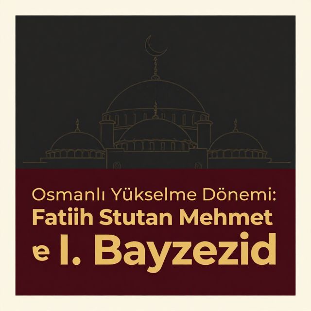 Osmanlı Yükselme Dönemi: Fatih Sultan Mehmet ve II. Bayezid