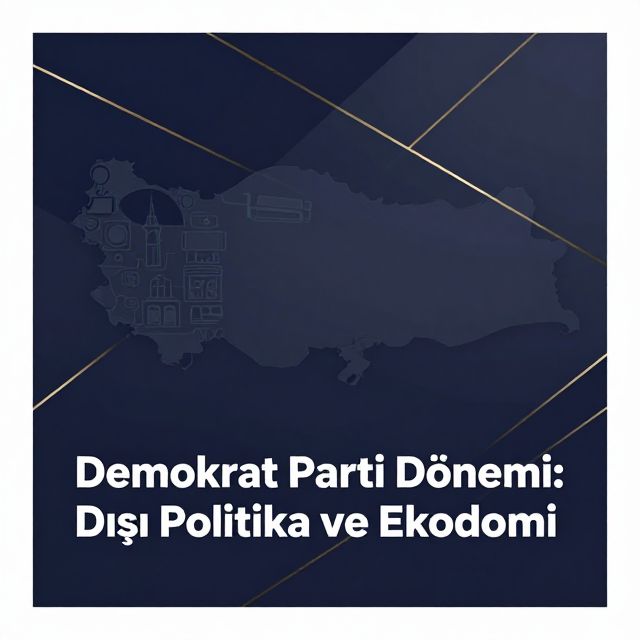 Demokrat Parti Dönemi: Dış Politika ve Ekonomi