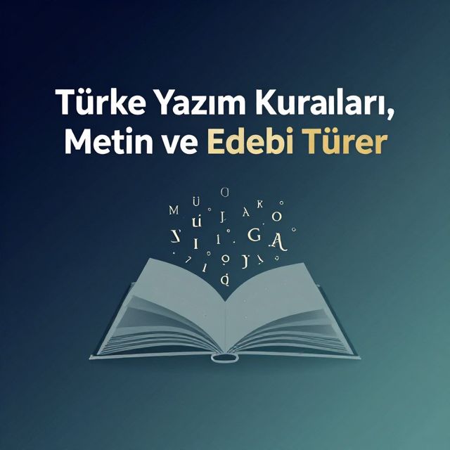 Türkçe Yazım Kuralları, Metin ve Edebi Türler