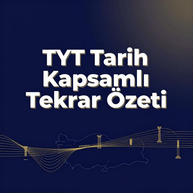 TYT Tarih Kapsamlı Tekrar Özeti