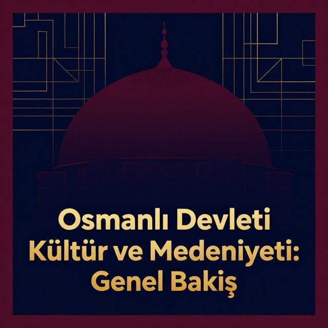 Osmanlı Devleti Kültür ve Medeniyeti: Genel Bakış