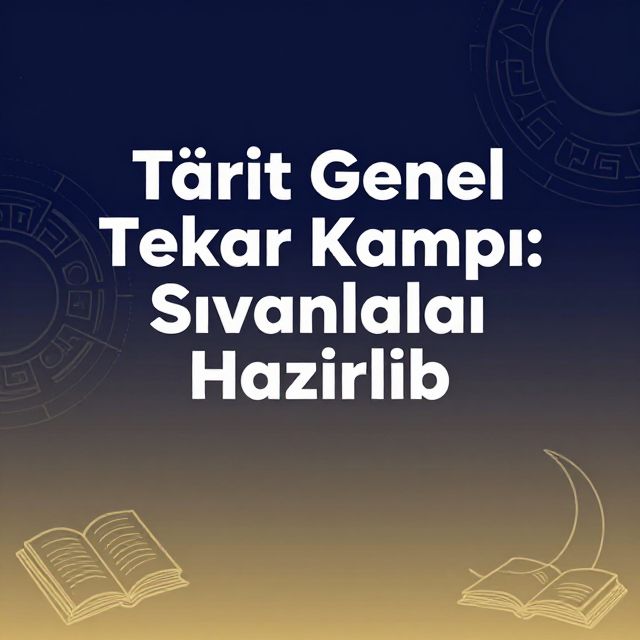 Tarih Genel Tekrar Kampı: Sınavlara Hazırlık