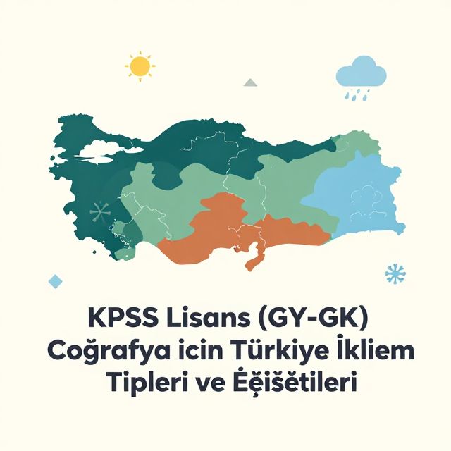 Türkiye İklim Tipleri ve Özellikleri (KPSS Coğrafya)