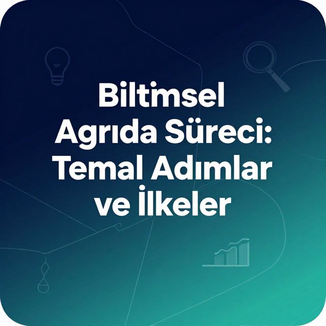 Bilimsel Araştırma Süreci: Temel Adımlar ve İlkeler