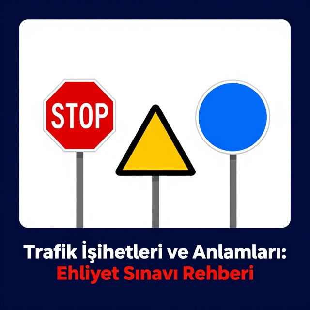 Trafik İşaretleri ve Anlamları: Ehliyet Sınavı Rehberi