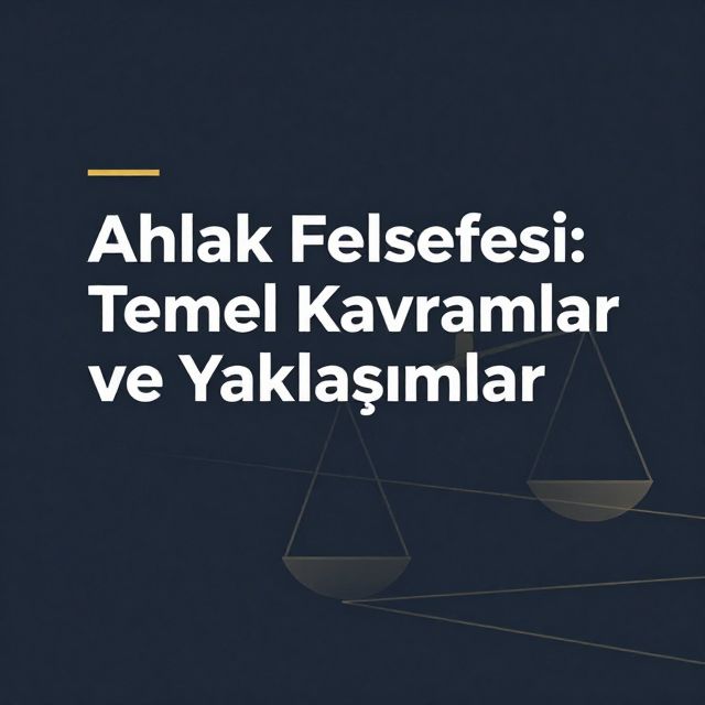 Ahlak Felsefesi: Temel Kavramlar ve Yaklaşımlar