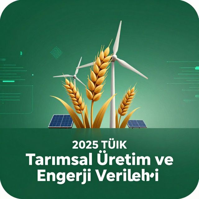 2025 TÜİK Tarımsal Üretim ve Enerji Verileri