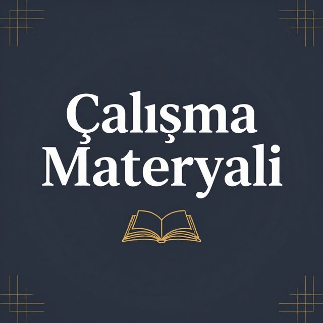 Çalışma Materyali