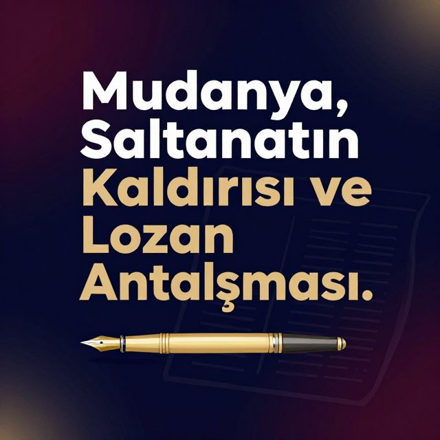 Mudanya, Saltanatın Kaldırılması ve Lozan Antlaşması