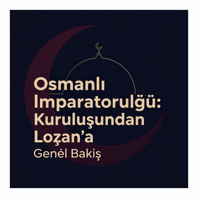 Osmanlı İmparatorluğu: Kuruluşundan Lozan'a Genel Bakış