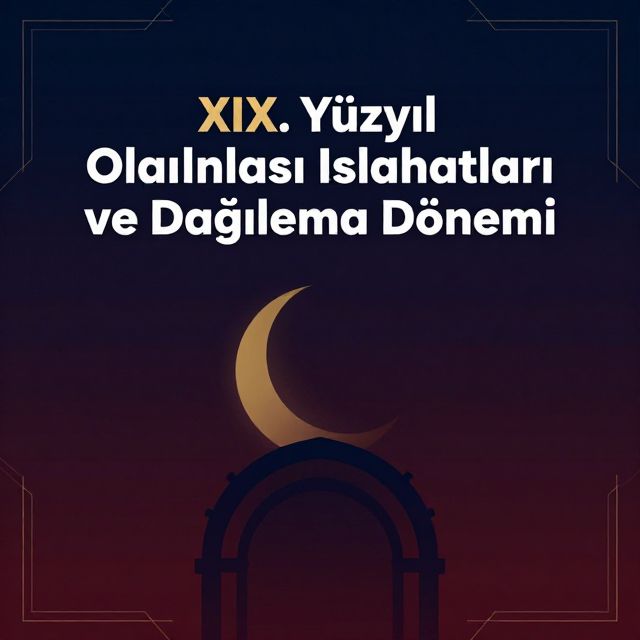 XIX. Yüzyıl Osmanlı Islahatları ve Dağılma Dönemi