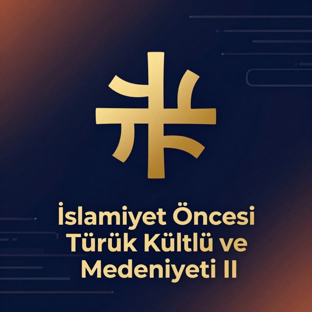 İslamiyet Öncesi Türk Kültür ve Medeniyeti II
