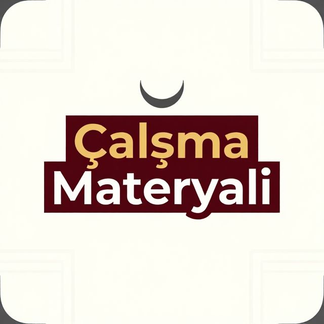 Çalışma Materyali