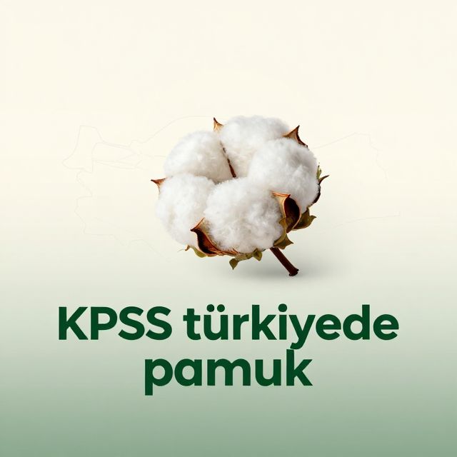 KPSS İçin Pamuk: Türkiye'deki Önemi ve Üretim Alanları